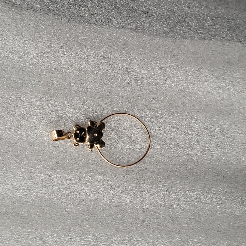 Pendant necklace charm  14 k